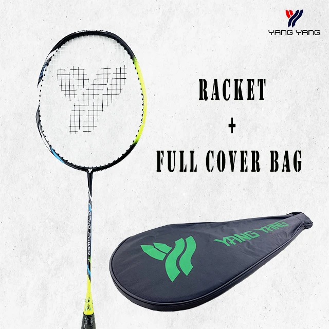 [Бесплатное Покрытие & String] бронированная ракетка для бадминтона класса премиум, Малазийская ракетка для бадминтона, бренд Young & Yang