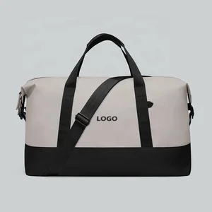 Custom Business Trip Duffle Duffel Bag Weekender for Men Eco-friendly PU Leather Overnight Carry on Bag with Shoes Compartment