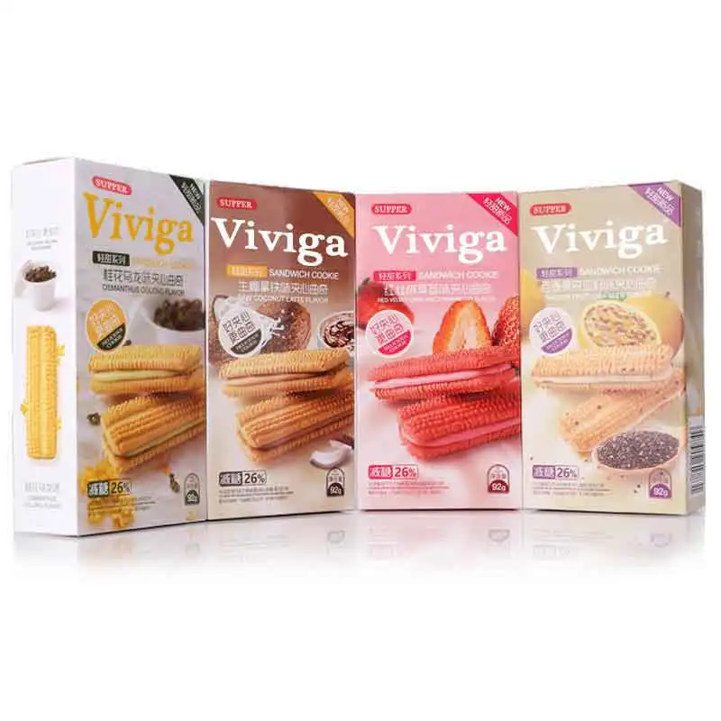 Yixinfoods Sandwich Ice Cream Biscuits Crispy Sweet Sandwiched