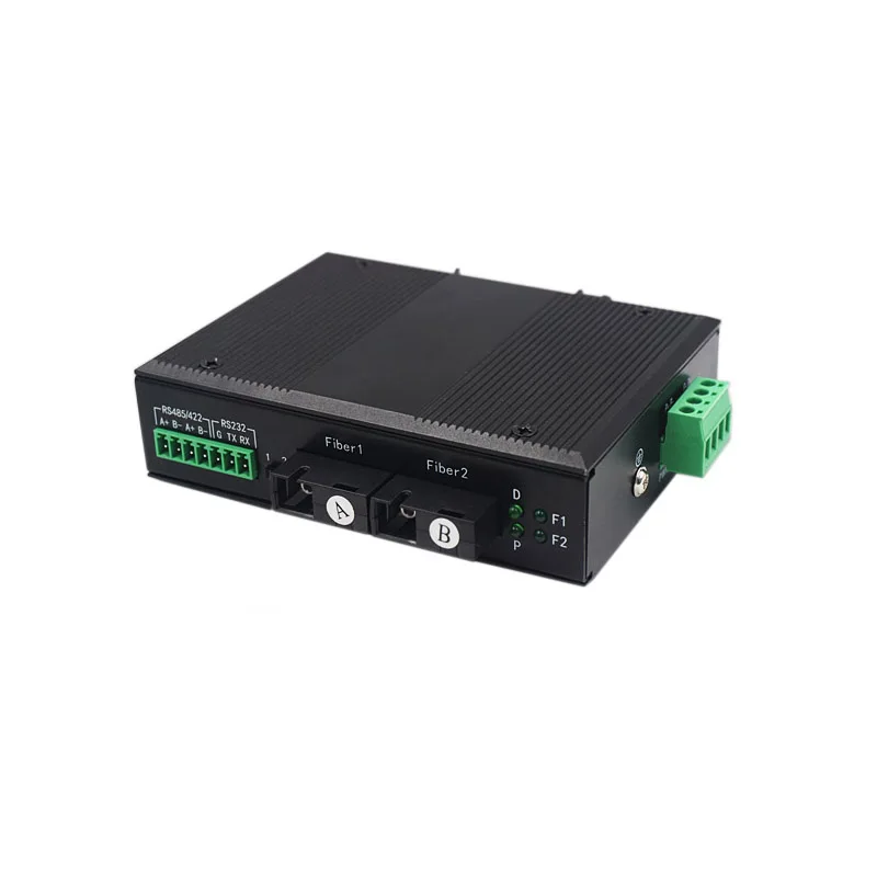 Industrial Rs485 Rs422 Rs232 Serial To Optical Transceiver Self-healing ...