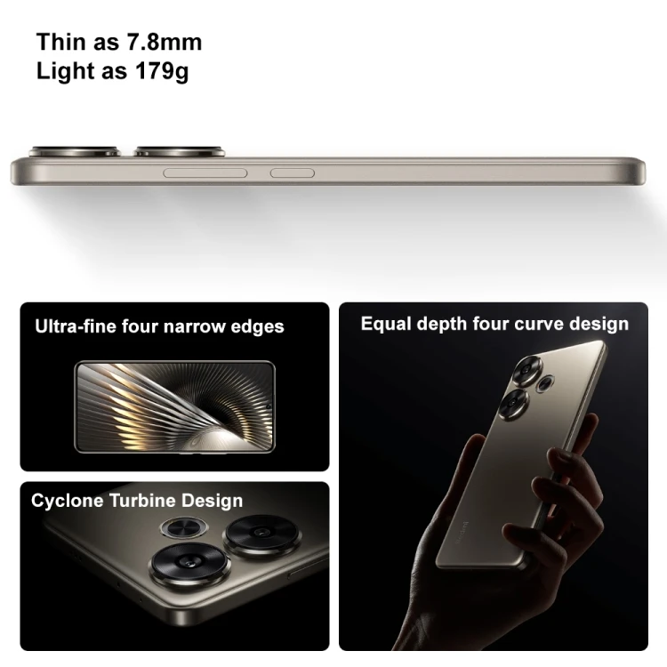 Xiaomi Redmi Turbo 3 - 16GB RAM + 1TB Storage, 6.67