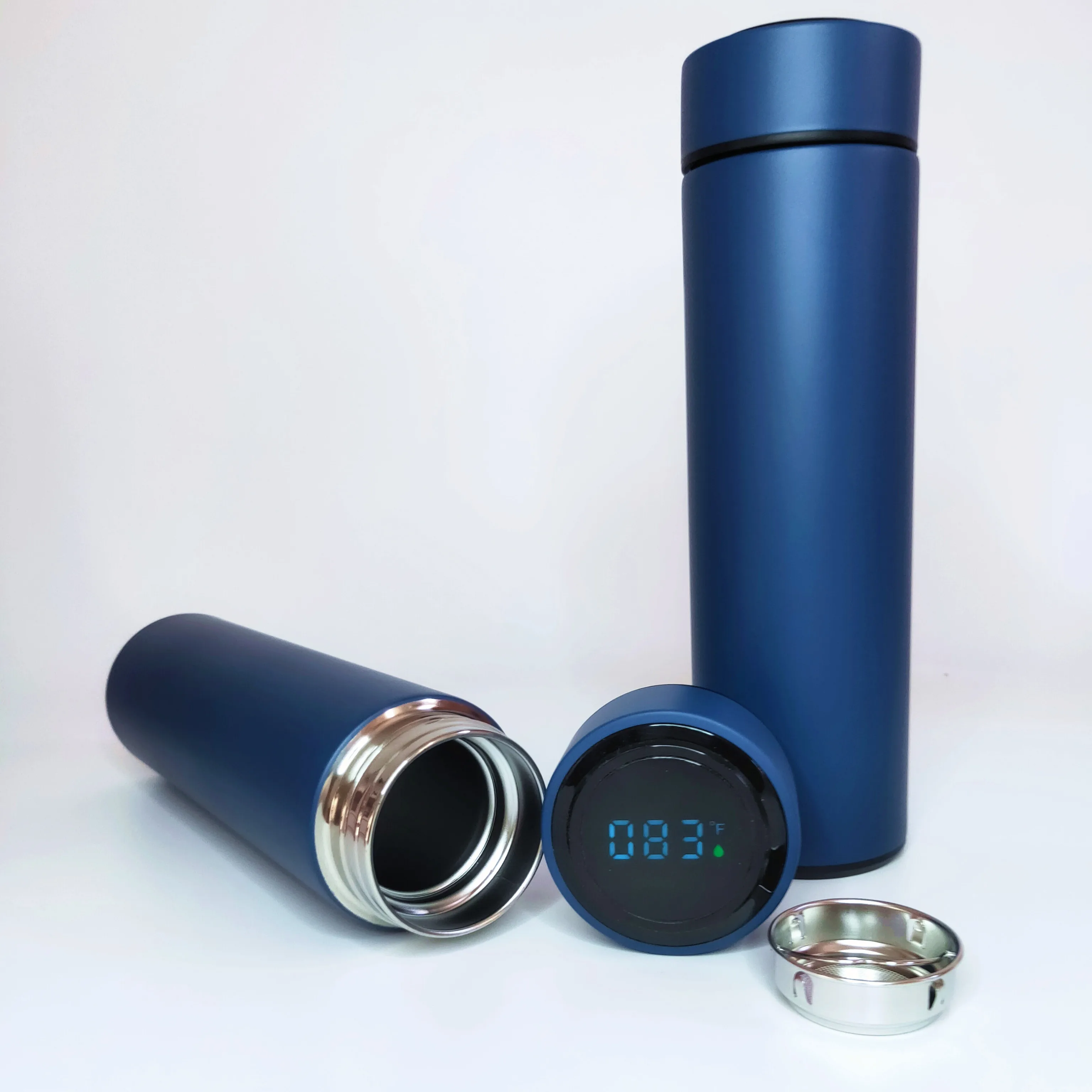 LV 02 Thermal Tumbler LED Touch Display Temperature Stainless