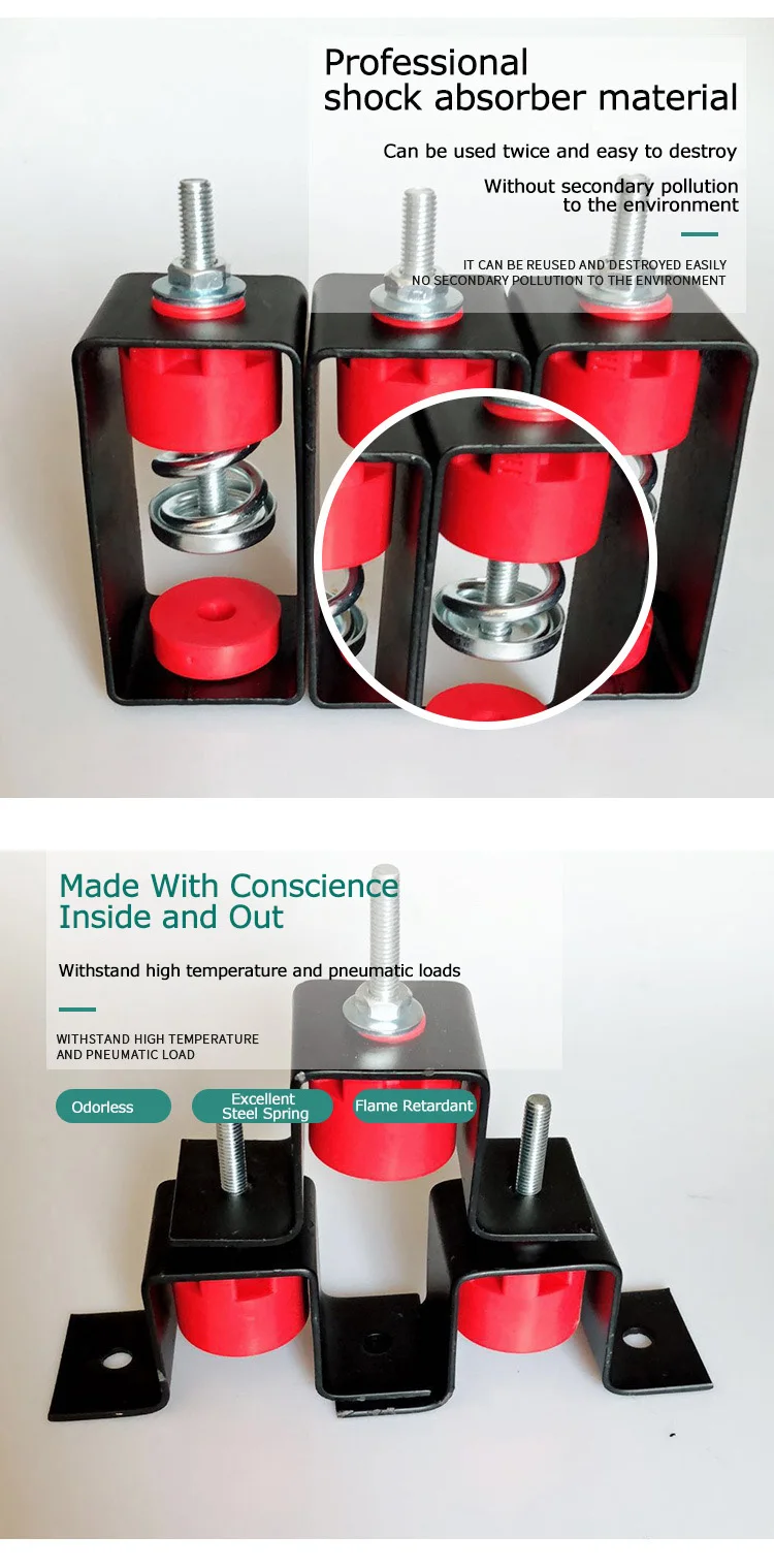 Rubber Vibration Damping Ceiling Shock Absorber Effective Soundproofing