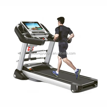 Multifunctional 3.0HP Foldable Electric Treadmill Touch Screen with TV Gym Equipment Home Fitness Exercise Running Machine