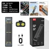 EDC flashlight (aluminum alloy, solar-powered, magnetically attached)