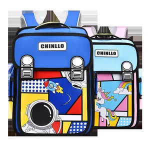Wholesale Manufacture Anime Kids School Bag 3D Cartoon Cute Children's Class Bag for Elementary School Students
