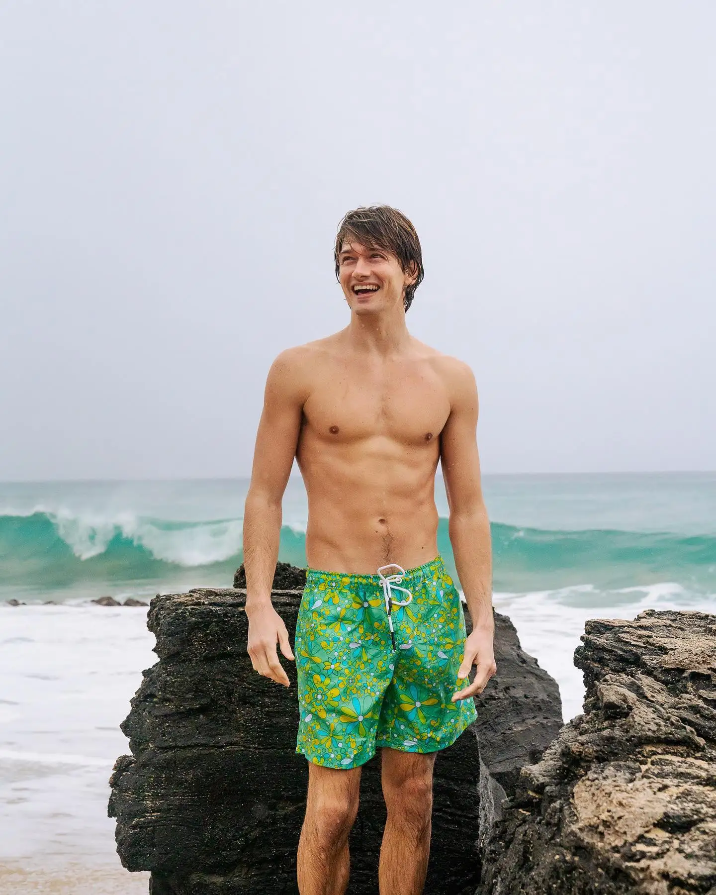 New Beach Wear Women Swimwear High Waist Sexy Bikini & Couple Men