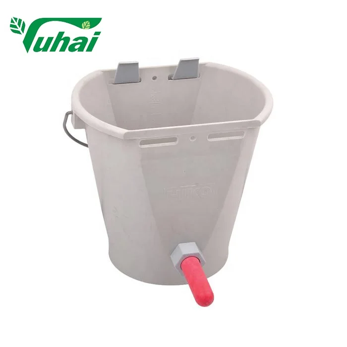 product new poultry cow milk feeder plastic animal milk feeder for calf and sheep grey color-1