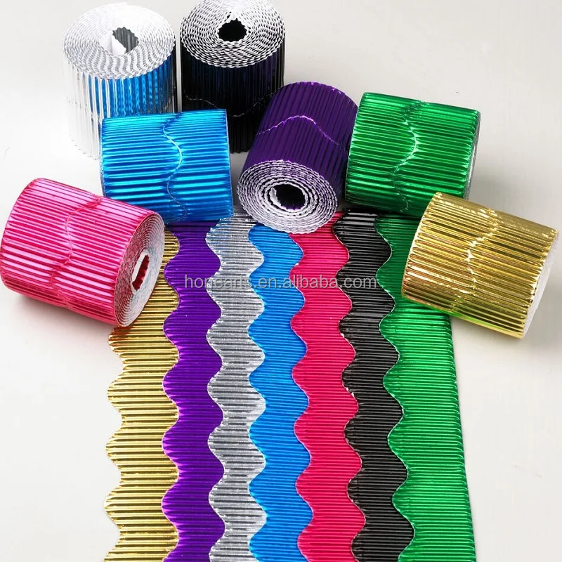 Classroom Decorative Paper Border Corrugated Border Rolls Bulletin