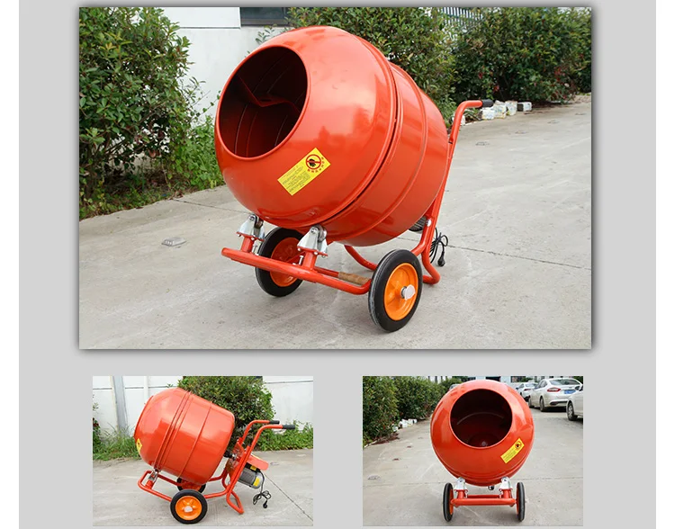 Concrete Mixing Machine Portable Concrete Mixer Self-loading Hydraulic Gasoline Concrete Mixing Equipment RMAF-500