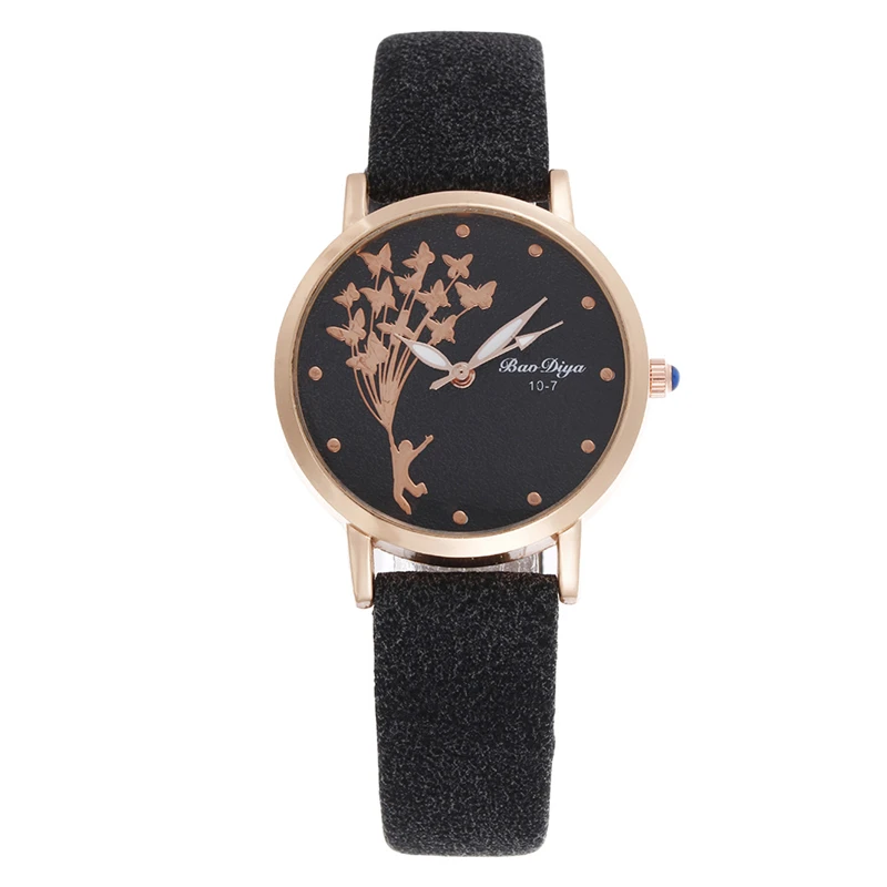 Abigale - Dark Academia Simple Brown Quartz Butterfly Watch –  TheDarkAcademic