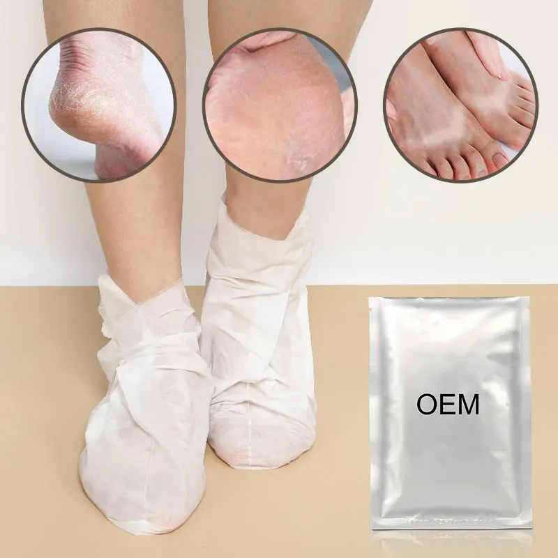 Good Quality New Glycerin Aloe Vera Pedicure Socks Big Size Nourishing Foot Mask OEM