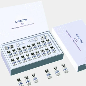 OEM/ODM Custom Lyophilized Peptide Serum Powder Vegan Blue Copper Anti-Aging Skin Whitening & Repair for Face Home Use