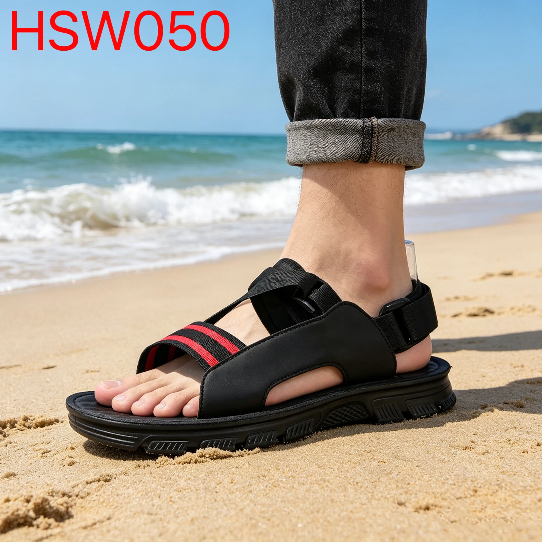 YYR,Island Vacation Large-Size Open Toe Design Gladiator Sandals Africa Popular Quick Dry & Anti-slip Barefoot Shoes HSW050