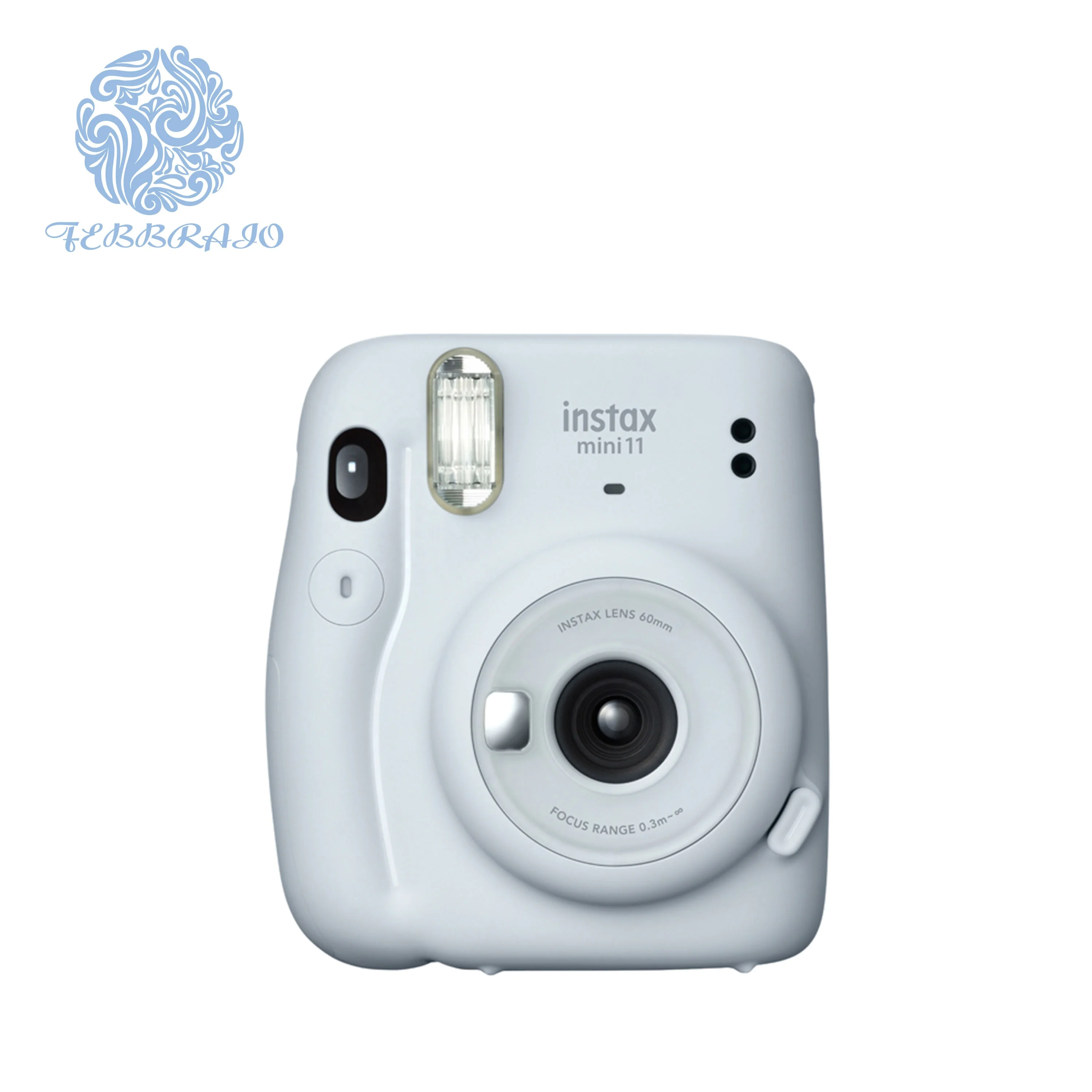 Instax Mini 11 Instant Film Camera - Blush Pink & Ice White Gift Set