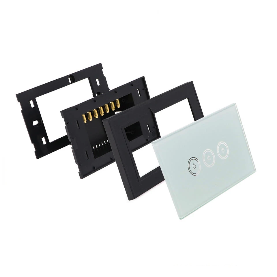 Smart Home Wifi Remote Control Light Switch Enclosure Glass Touch Panel New Type Shell Electronics Instrument Enclosure