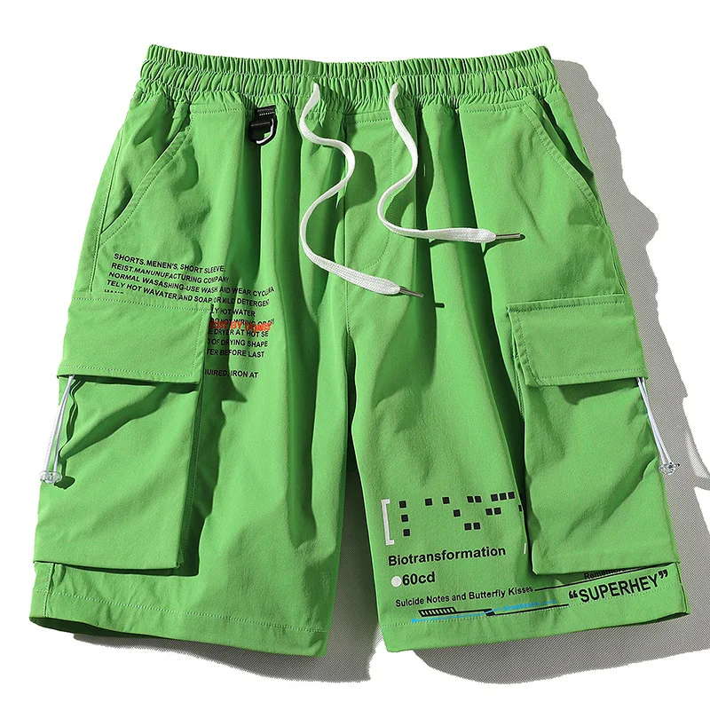Plus Size Heavy Cotton Hersteller Custom Knit Cargo Shorts Set Herren Blank Shorts945_voghion.com