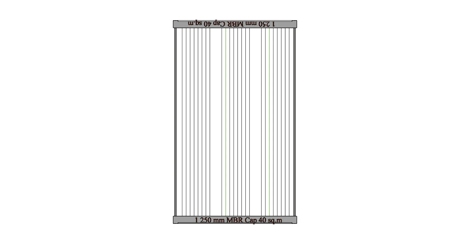 Mbr Panel Membrane Bio-Reactor (MBR) - Efficient Wastewater Treatment
