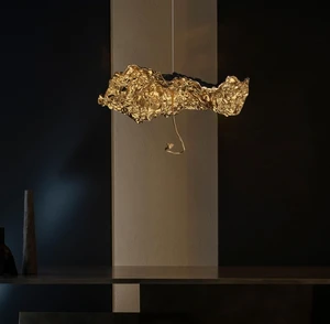 ECOJAS Crystal Luminescence New Design Pendent Light for Villa Hotel Living Room Custom Chandelier