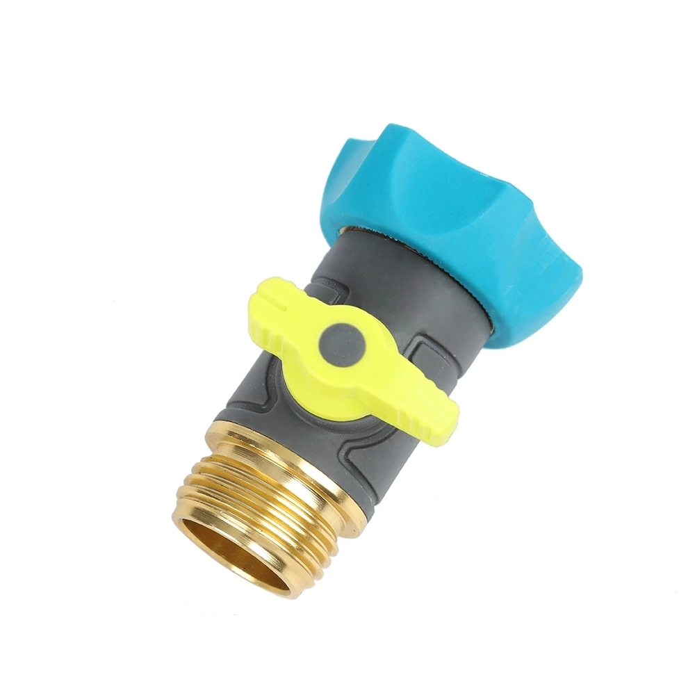One Way Metal Garden Hose Connector With Shut Off Control Buy Garden Hose Connector Hose Connector Metal Hose Connector Product On Alibaba Com