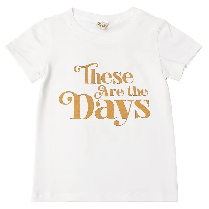 Одежда для малышей детская одежда из хлопка новорожденных футболка детей летний топ с короткими