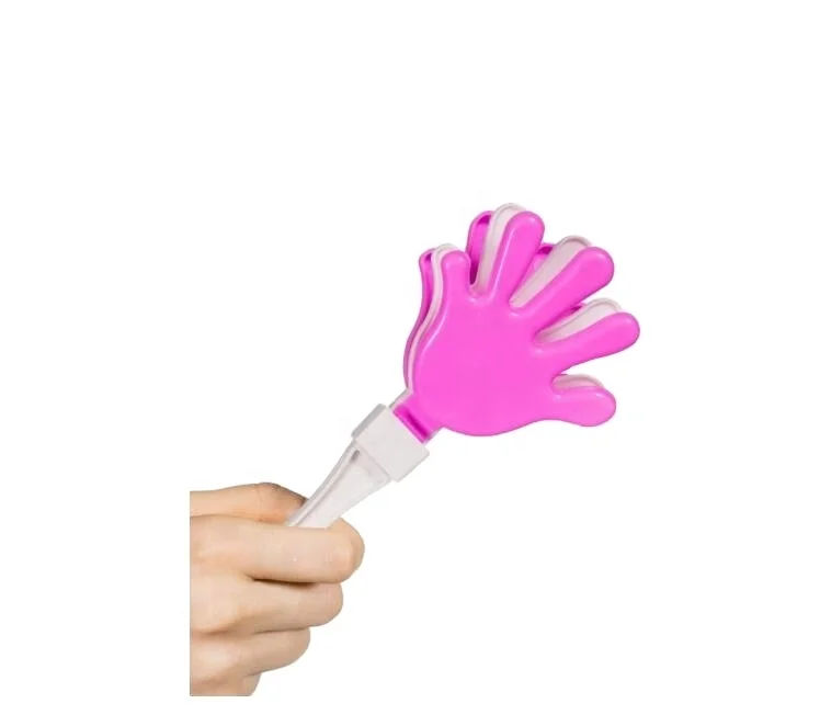 Рекламная акция, цветной пластиковый ручной хлопушка