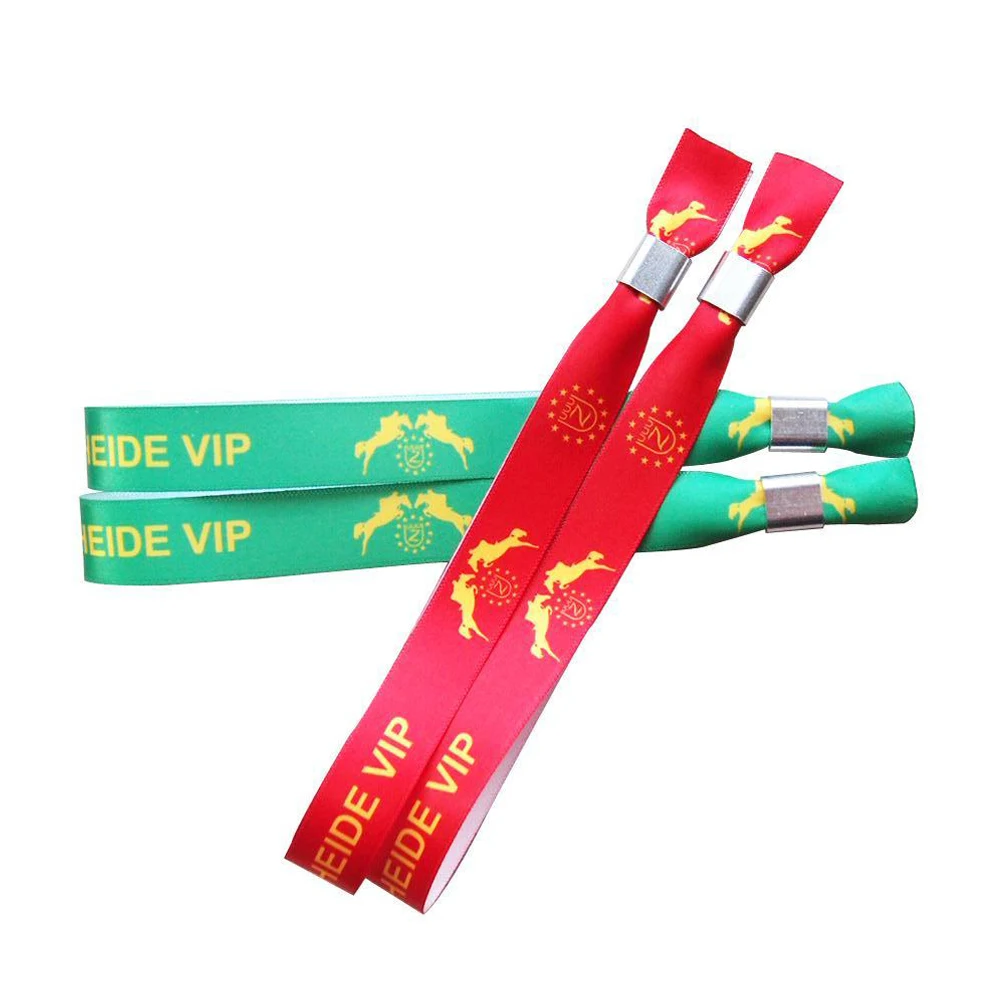 product new arrival sublimation printing ribbon wristband with custom logo for events and promotion satin silk bracelet-5