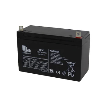 Acoustic Quality 8V7Ah battery AGM Technology for OEM