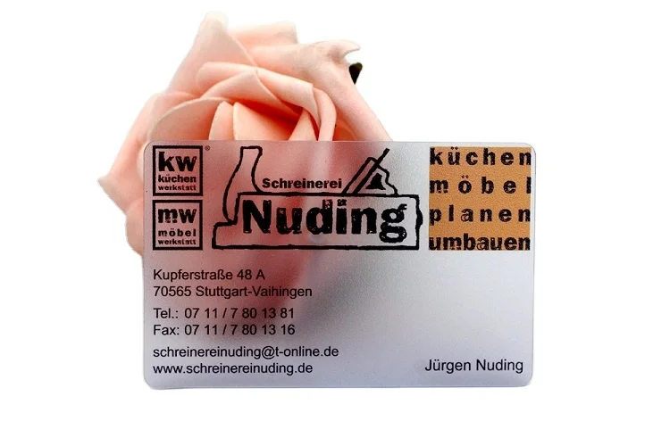 Custom Clear Transparent PVC Plastic Membership Business Card ISO 7810 Standard Size Nice Offset Printing Magnetic Card