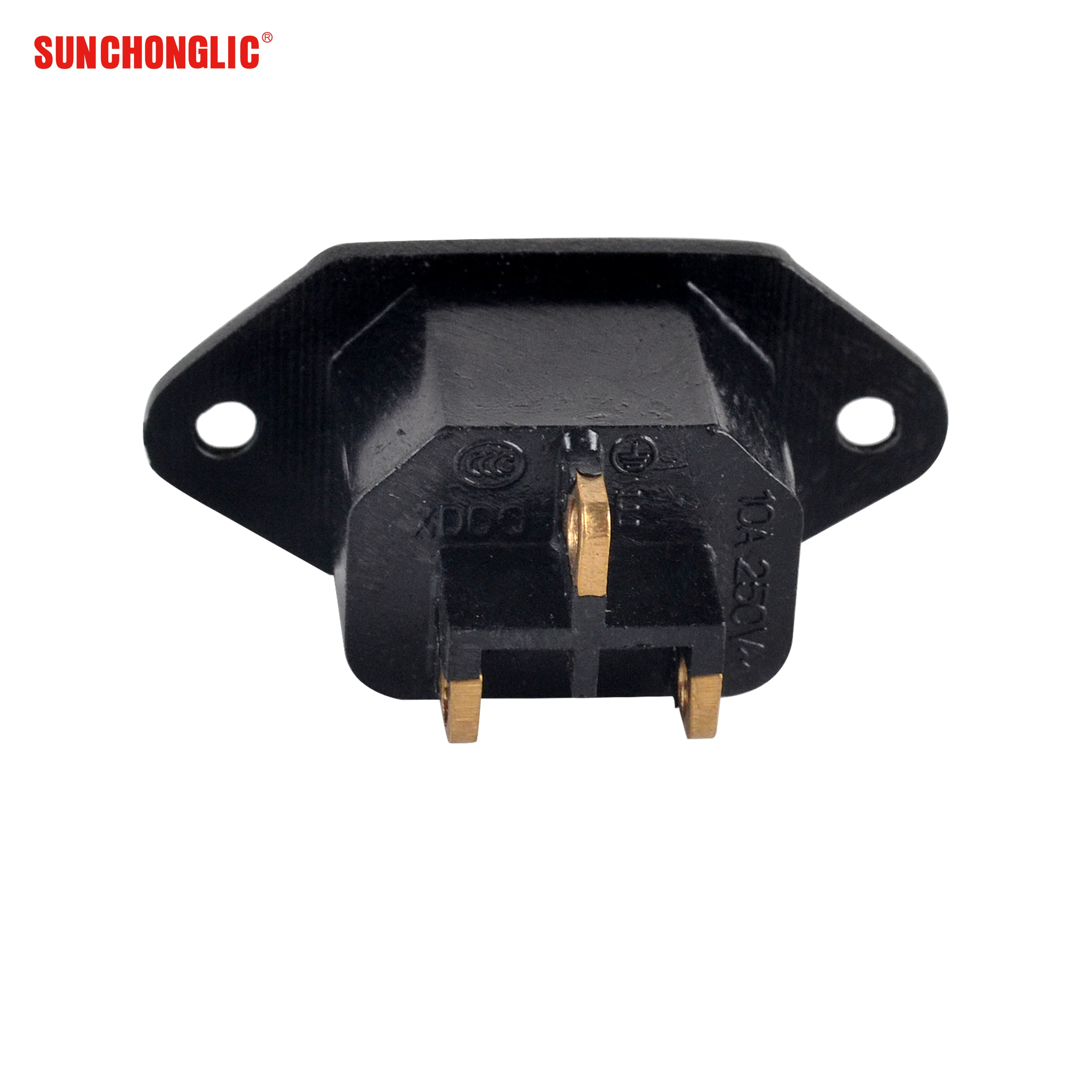 Sunchonglic Ac Power Socket Plug 3 Pin Socket Plug for Home Electrical Socket Rice Cooker for Sale