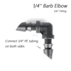 1/4'' Barb Elbow