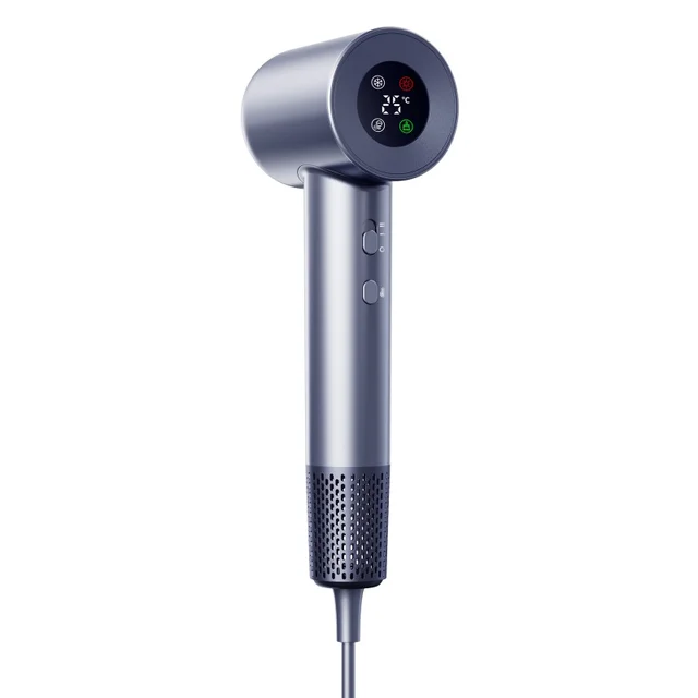 Professional BLDC Ionic110000rpm High Speed LCD Hair Dryer Negative Ions Salon Hair Blow Dryer With Magnetic Nozzle for Home Use