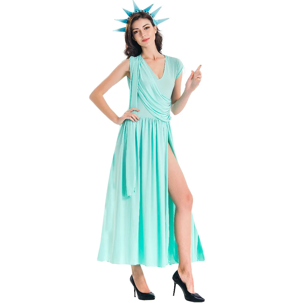 green statue of liberty dress Statue of Liberty Girl's Costume – State Fair Seasons main image 0