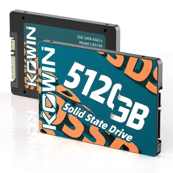KOWIN E2000 512GB M.2 SATA SSD 健康度100% KOWIN 512GB SATA SSD - Real Storage Capacity, 520MB/s Read Speed