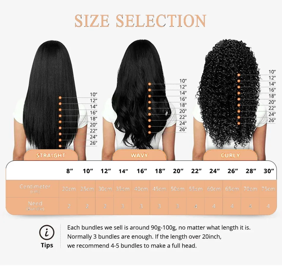 Echt haar weave extensions deep wave haar bundels zwart_voghion.com