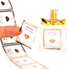Autocollants personnalisés pour parfums