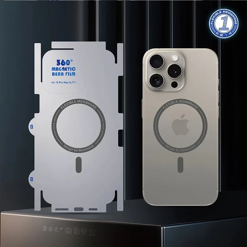 Matte Full Wrap TPU Protective Back Film iPhone 16promax 15pro 14 13 12mini 360° Magnetic HD Clear Protective Film Mobile Phones