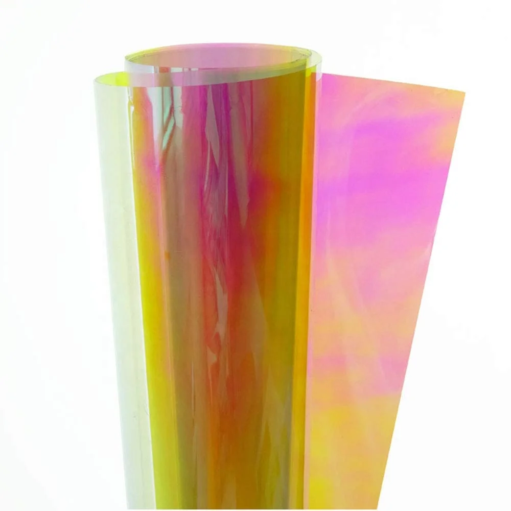 USA Grade Red Blaze Type and Blue Chill Type Dichroic Iridescent Film