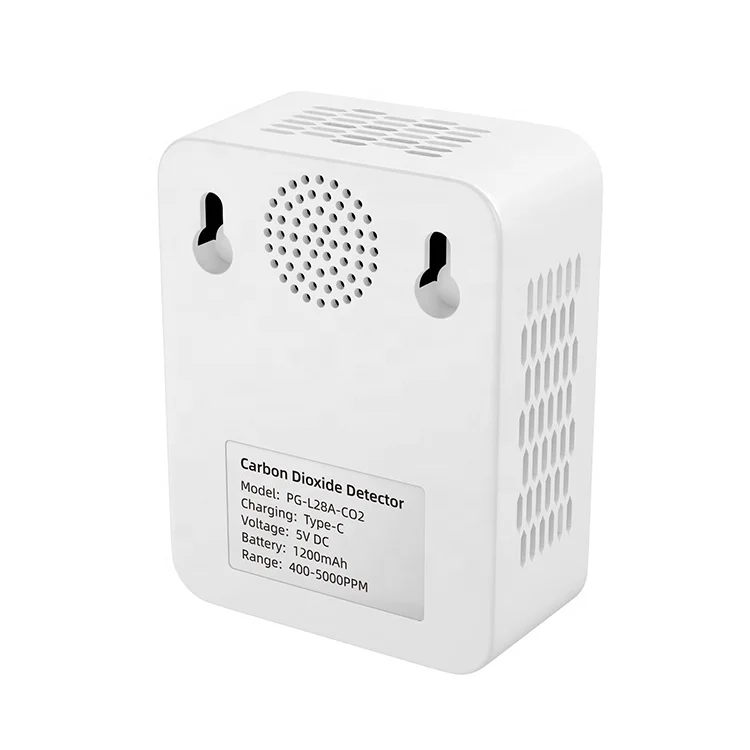 Wall Mounted Monitor De CO2 Smart Carbon Dioxide Detector Type-C Recharge Multifunctional CO2 Medidor