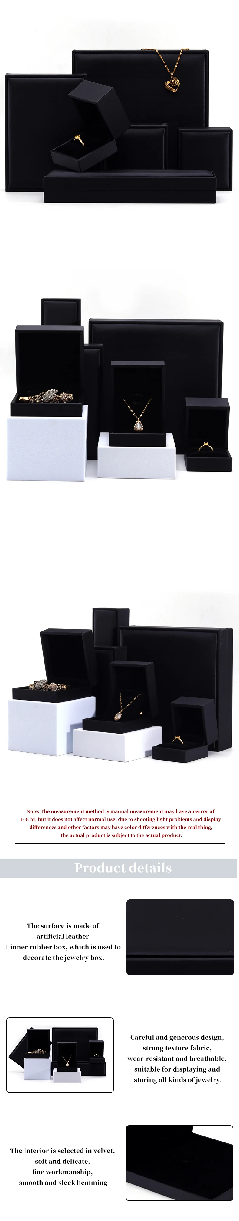 Hanhong Factory Wholesale Custom Luxury Velvet Jewelry Packaging Box