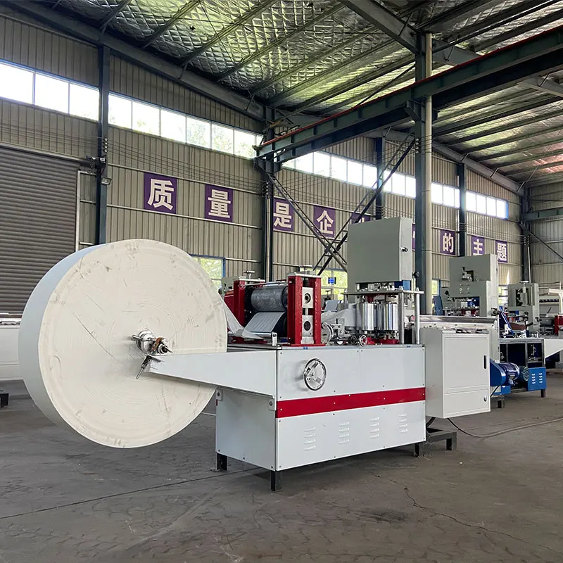 Machines for Small Businesses Napkin Tissue Paper Making Machine with Customized Color Napkin Printing Machine