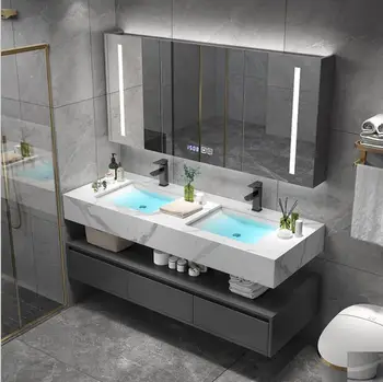 Factory Direct Sales Washroom Furniture Bathroom Vanity Double Sink Bathroom Vanities