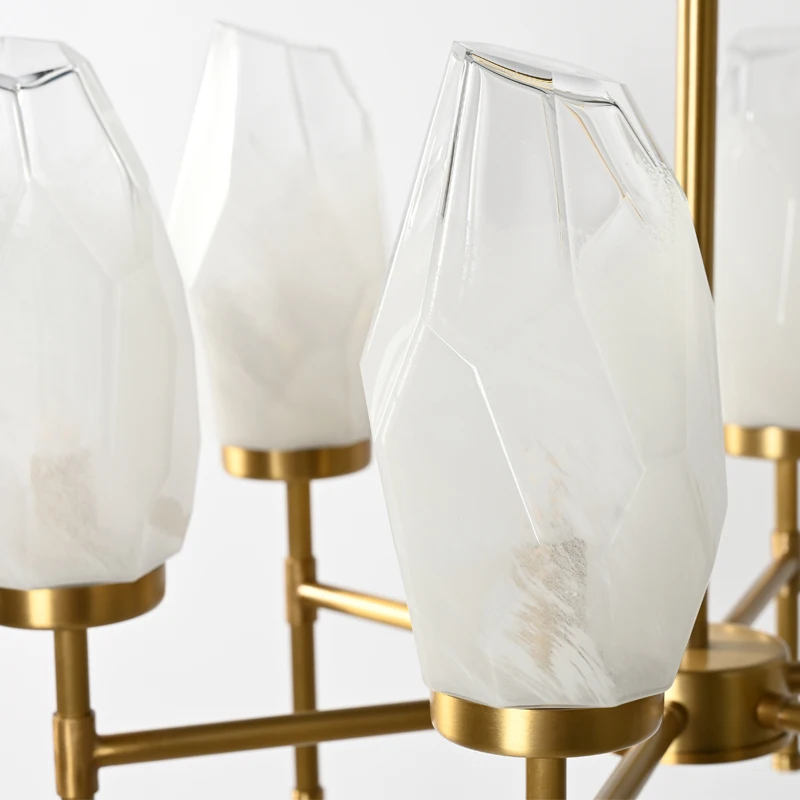 Iceberg glass tube lamp table living room lamp for kitchen lighting fixtures chandeliers