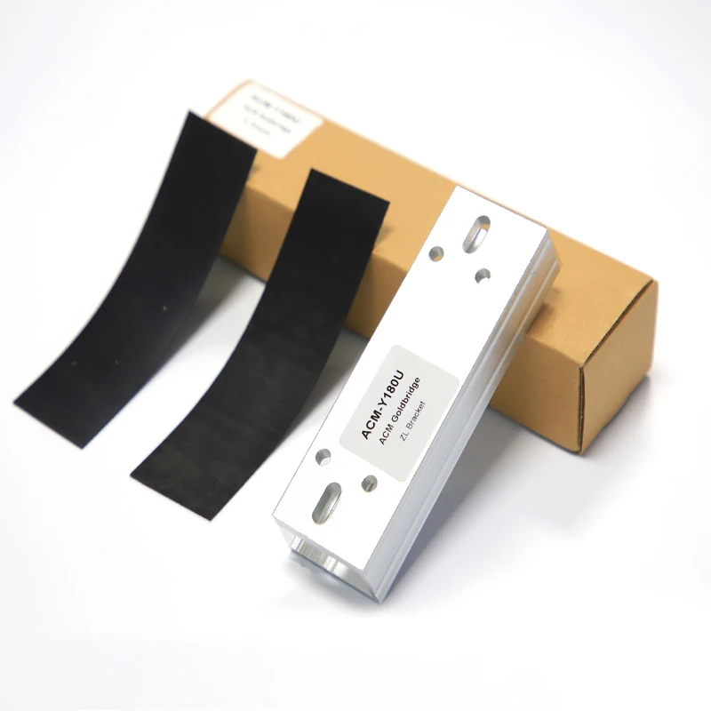 U Bracket for Electromagnetic Lock Frameless Glass Magnetic Lock 300lbs Electric Aluminum U Shape Bracket