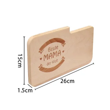 Serving Board Wood Chopping Board Wooden Small Cutting Board with Knife Set