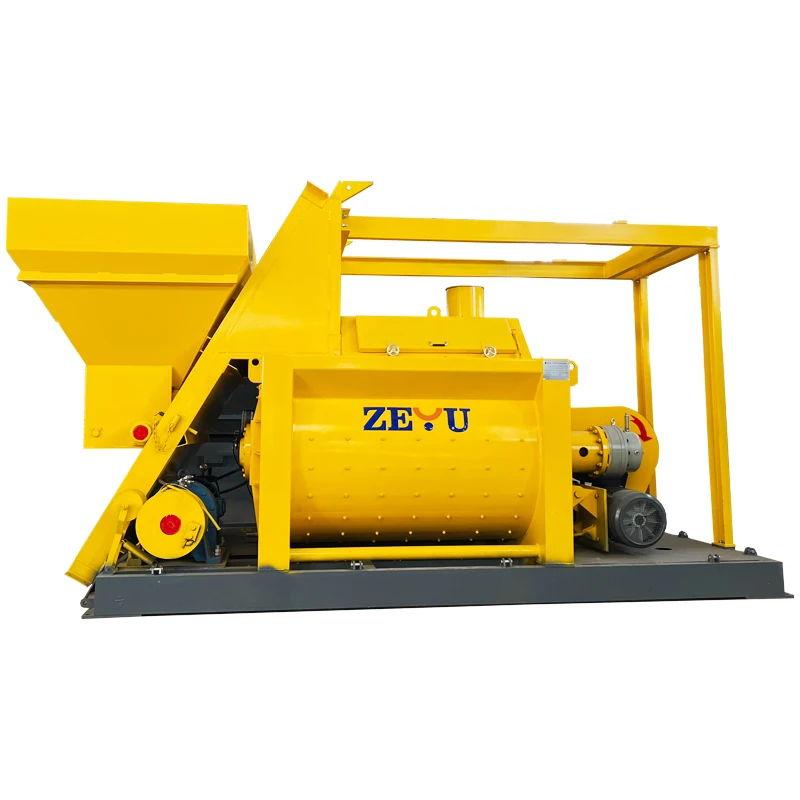 Twin Shaft and Planetary Type JS500 Concrete Mixer Machine