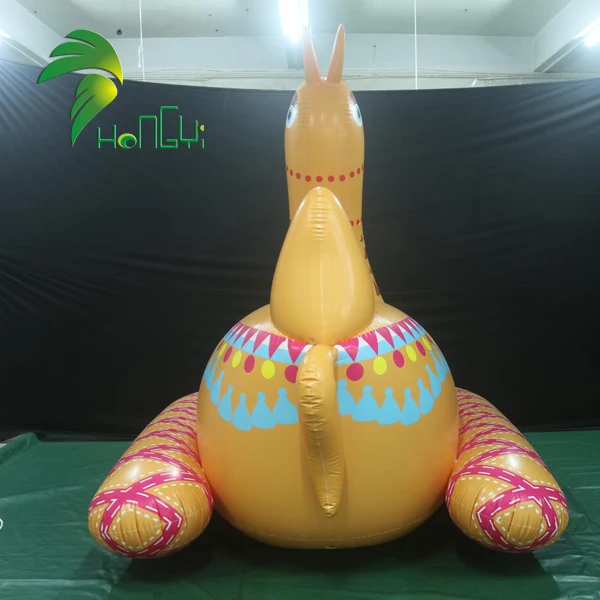 Newest Customized Lovely PVC Animal Design Float Inflatable Camel Toy