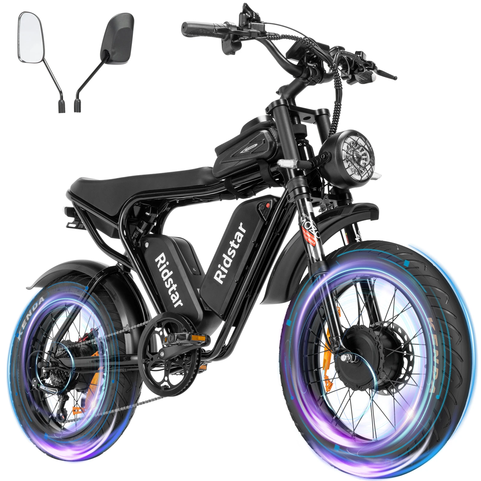 Electric Bike Ridstar Q20 PRO 52V 2000W Dual Motor 40AH Battery 