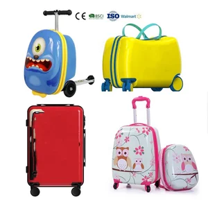 Orangey Cartoon Abs Traveling 16inch 18inch Kids Ride on Suitcase Luggage Kids Suitcase