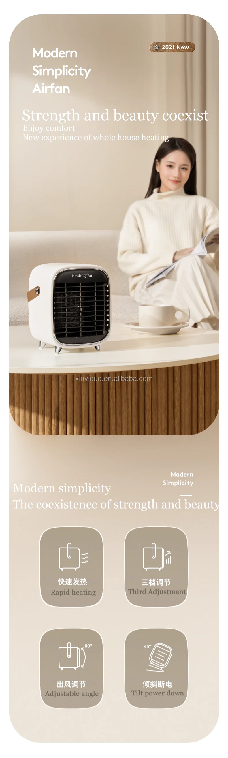 Portable Rechargeable Electric Ptc Hand Air Heaters Heating Infrared